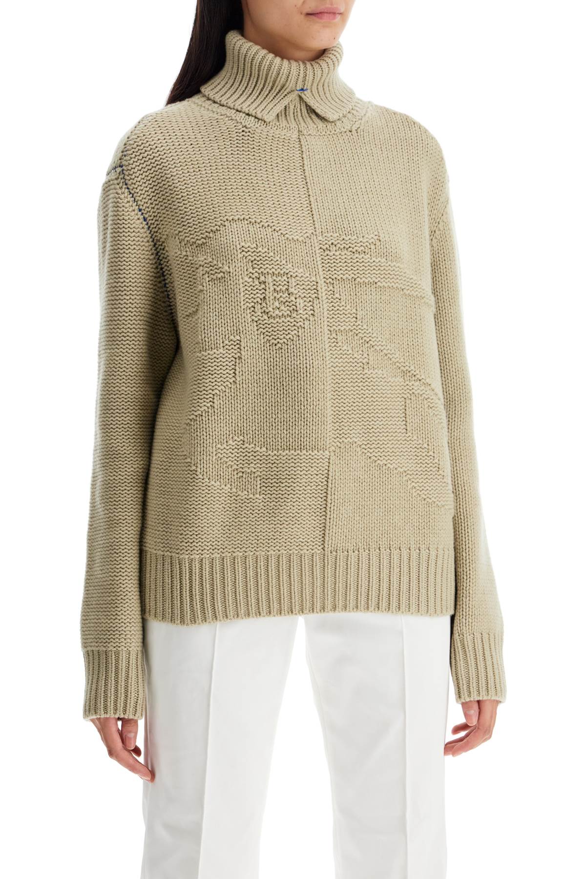 Burberry cashmere sweater with ekd design image 1