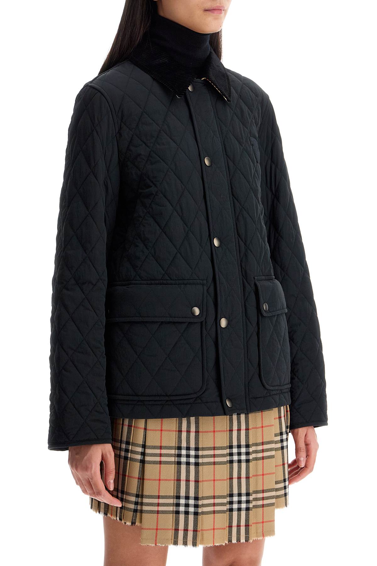 Burberry B Shield Diamond-Quilted Nylon Jacket image 1