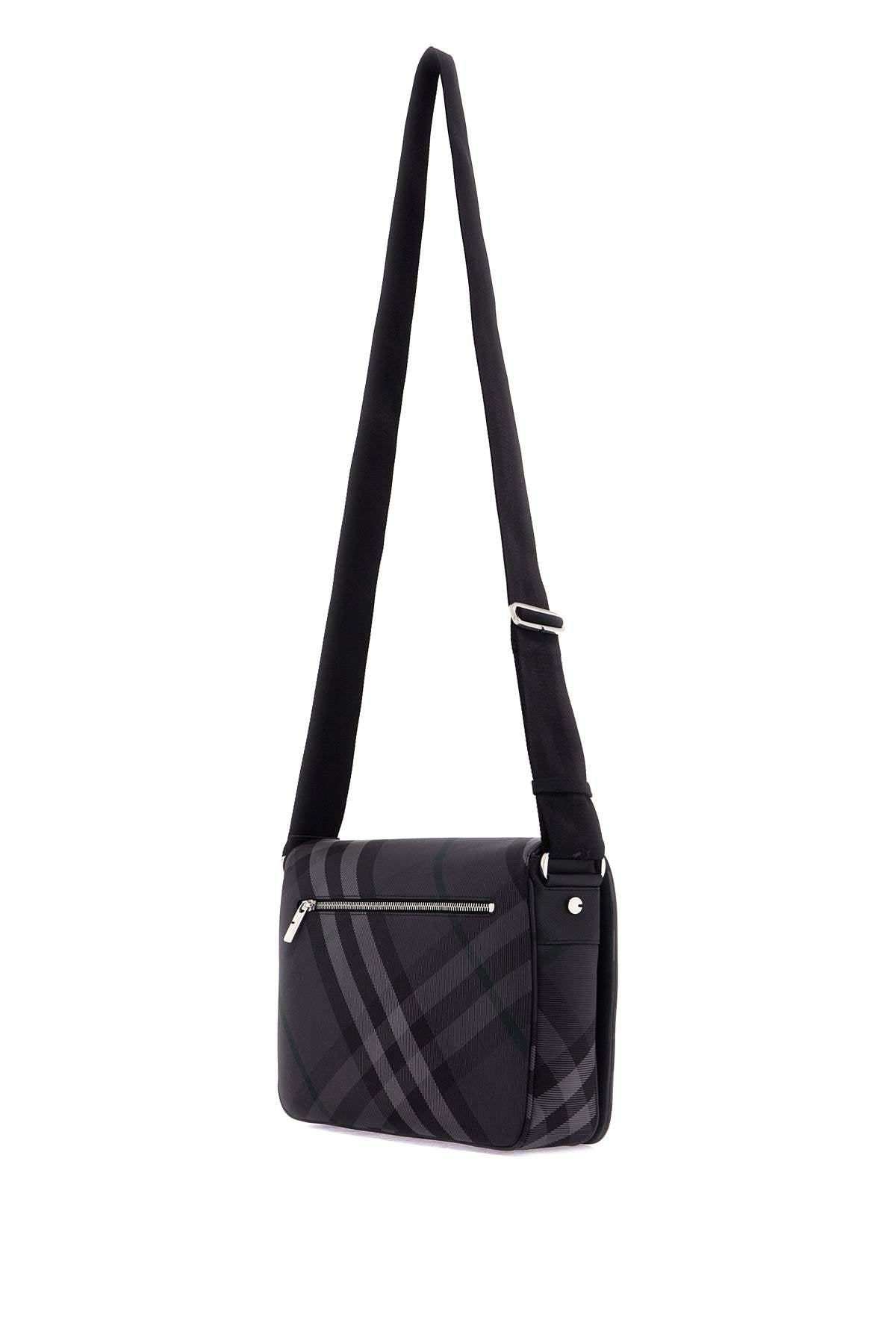 Burberry Checkered Nylon Messenger Bag image 1