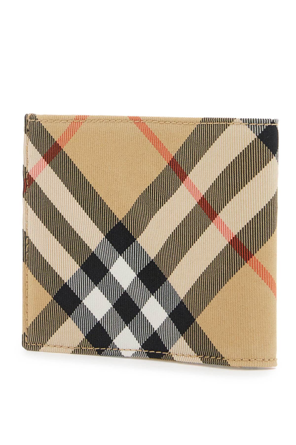 Burberry Check Bi-Fold Wallet with EKD Applique image 2