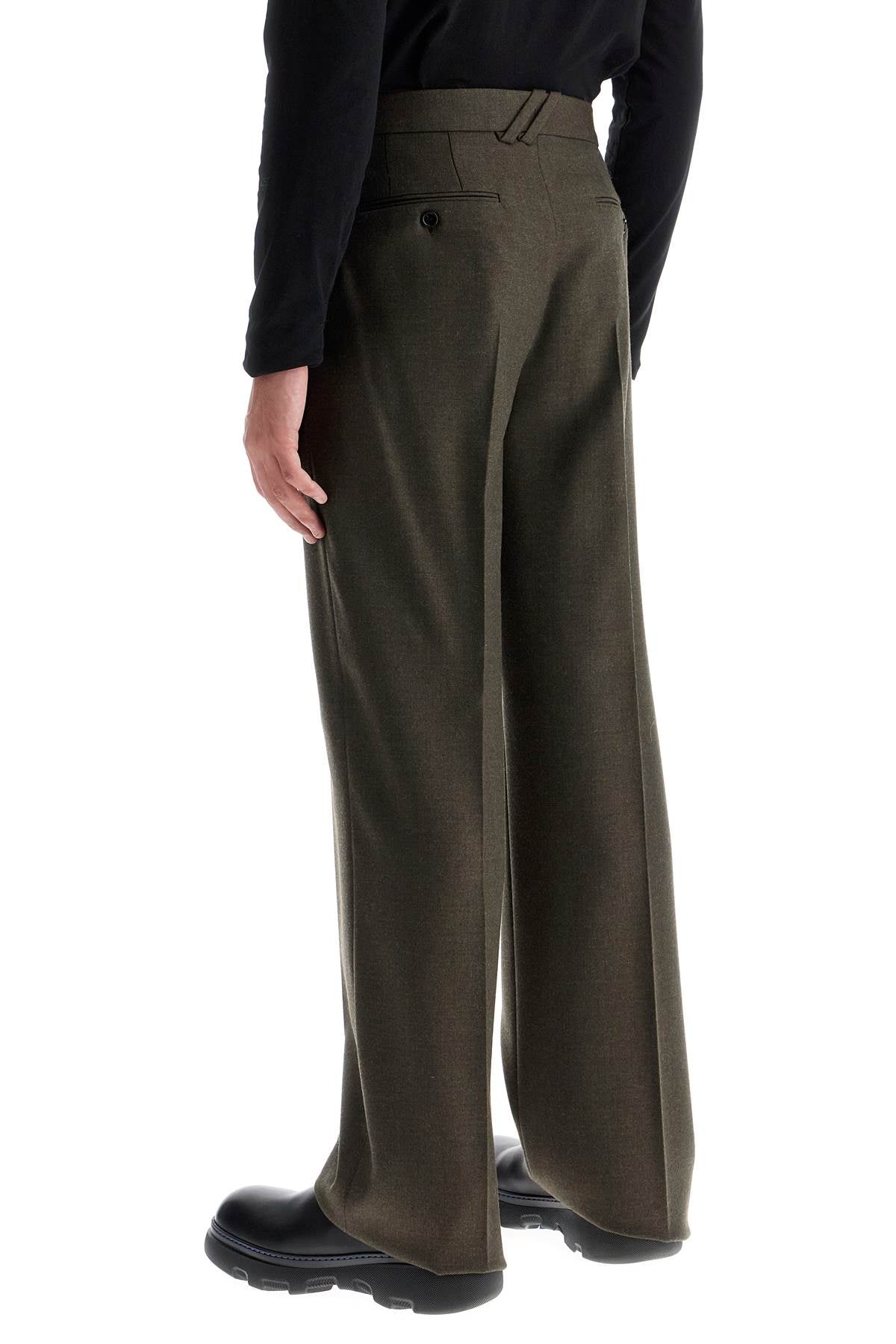 Burberry Wool Twill Straight-Leg Trousers image 2