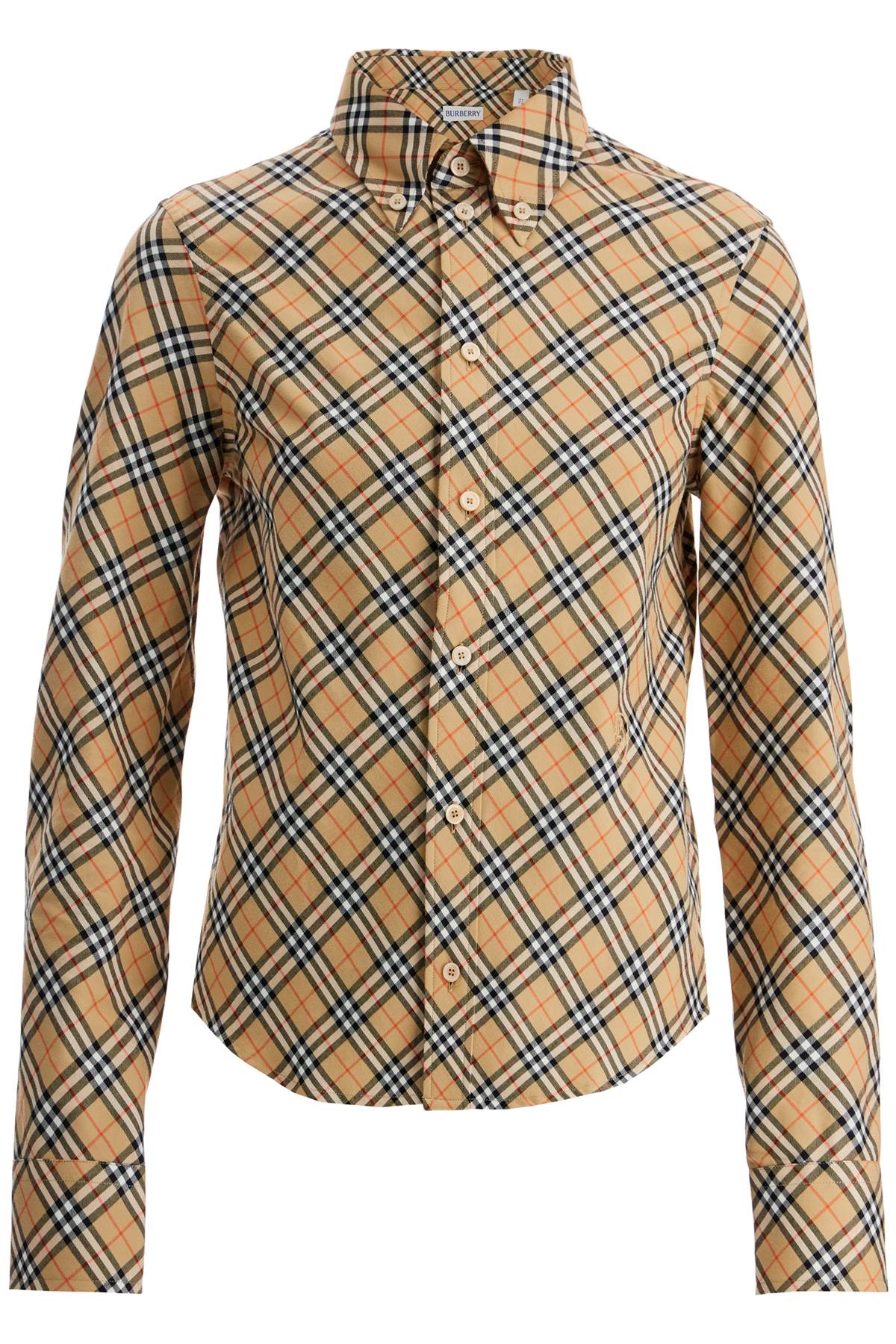 Burberry Check Slim Fit Button-Down Shirt image 0