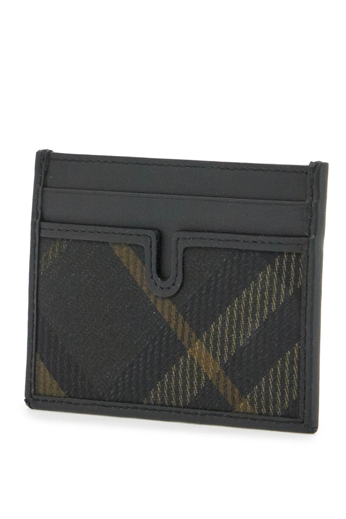 Burberry Check Leather Card Holder image 1