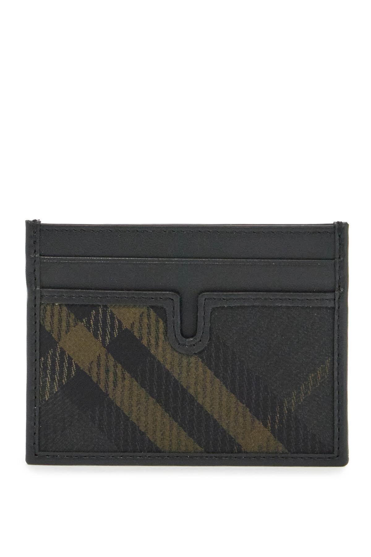 Burberry Check Leather Card Holder image 0