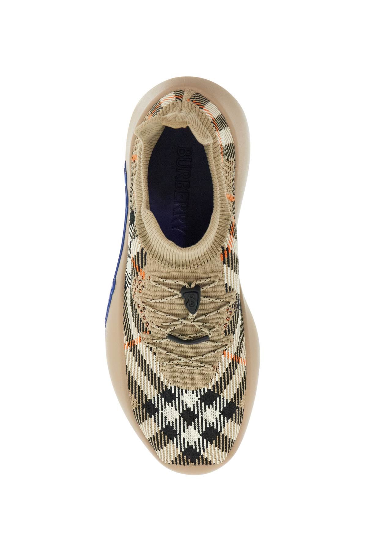 Burberry Neptune Check Knit Sneakers image 1