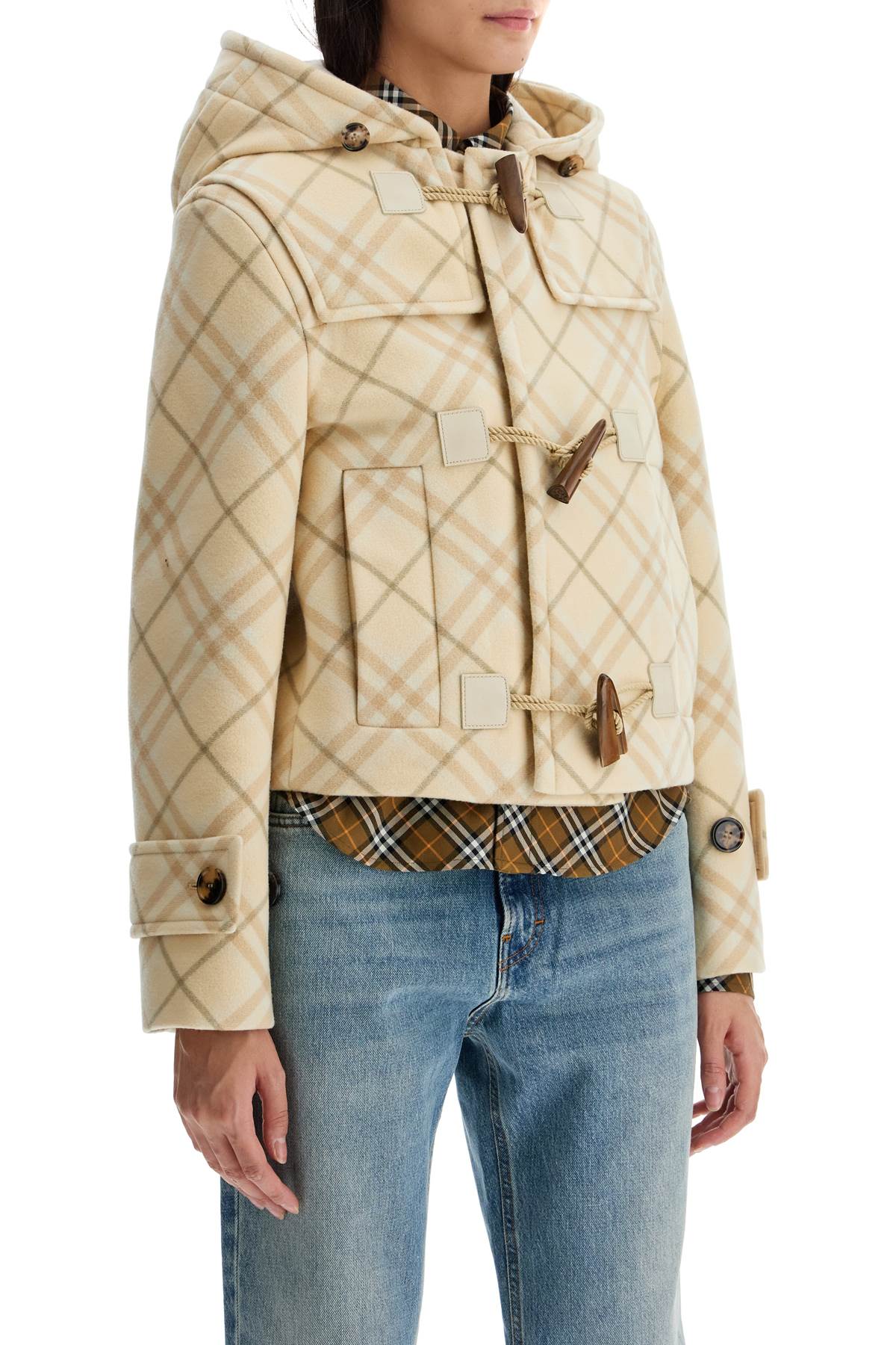 Burberry Montgomery Cropped Wool and Cashmere Jacket image 1