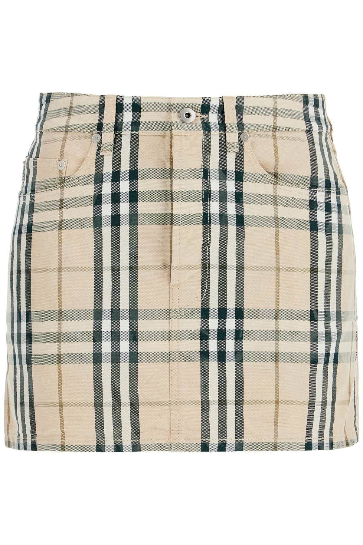 Burberry Check Mini Skirt image 0