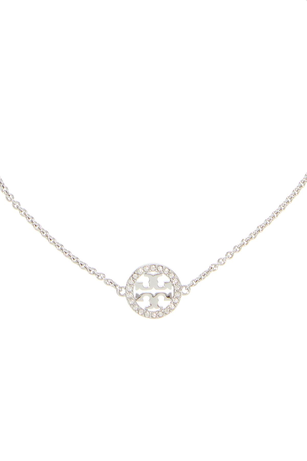 Tory Burch Miller Bracelet with Pave Detailing in Silver-Plated Brass image 1