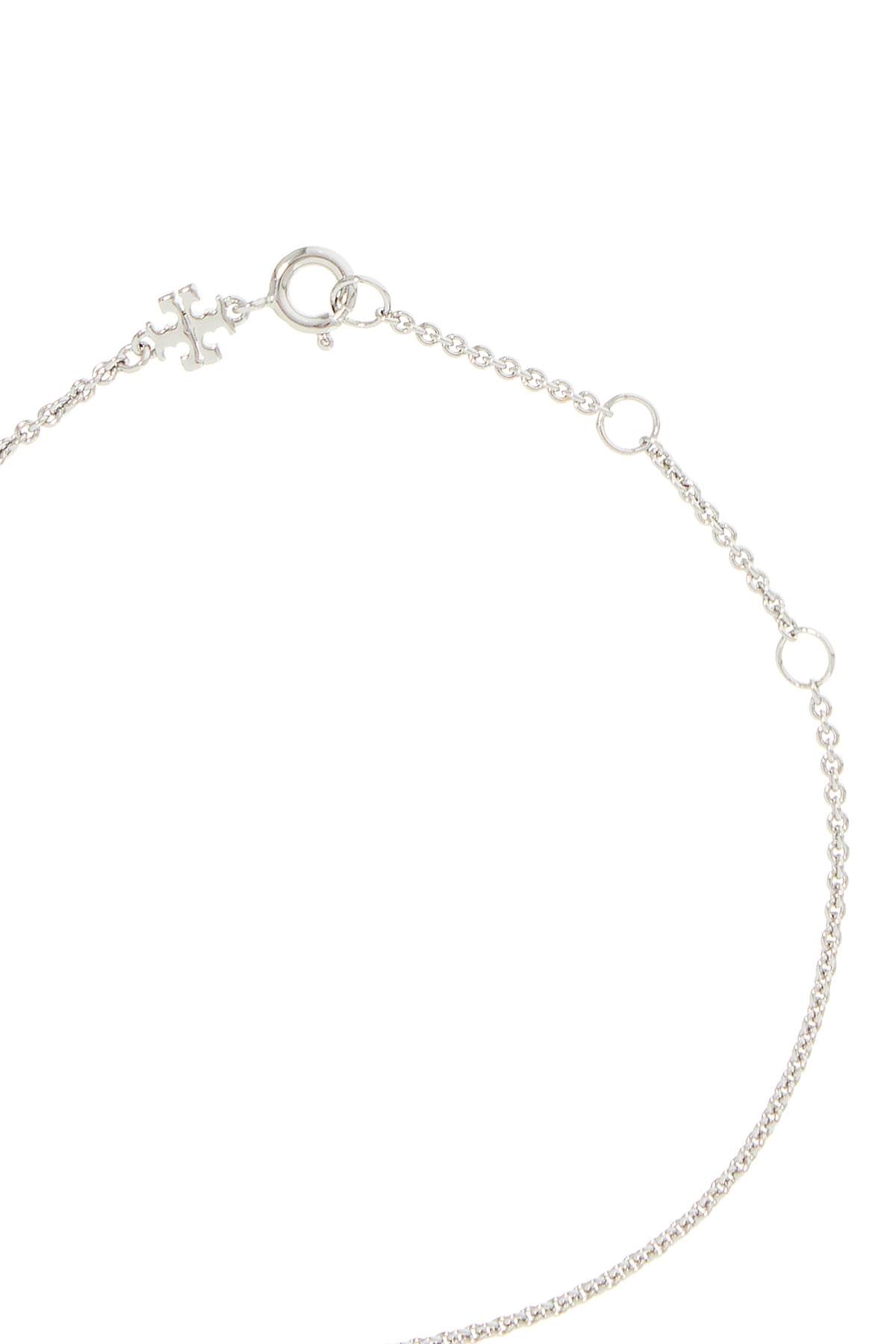 Tory Burch Miller Bracelet with Pave Detailing in Silver-Plated Brass image 2