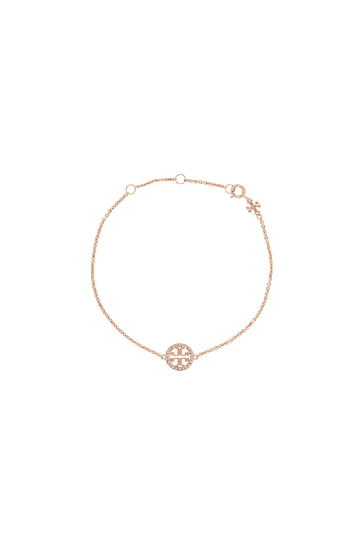 Tory Burch Miller Pavé Double T Bracelet in Rose Gold image 0