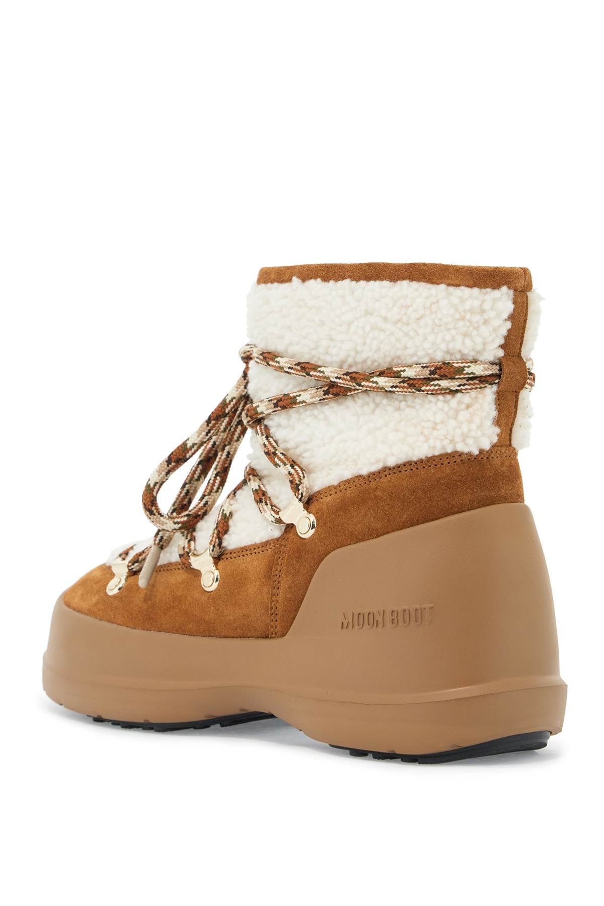 Moon Boot luna suede and shearling ankle boots. image 2