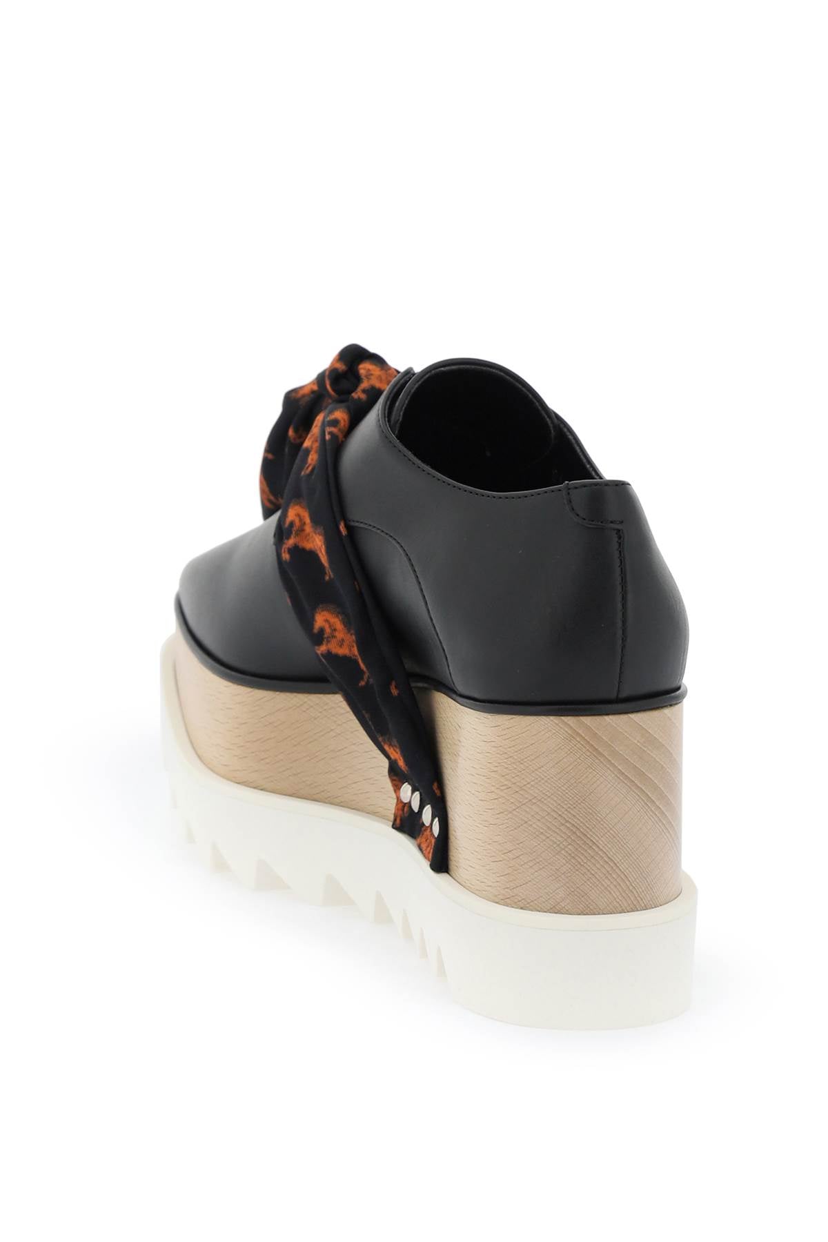 Stella McCartney platform elyse loafers eith printed band image 2