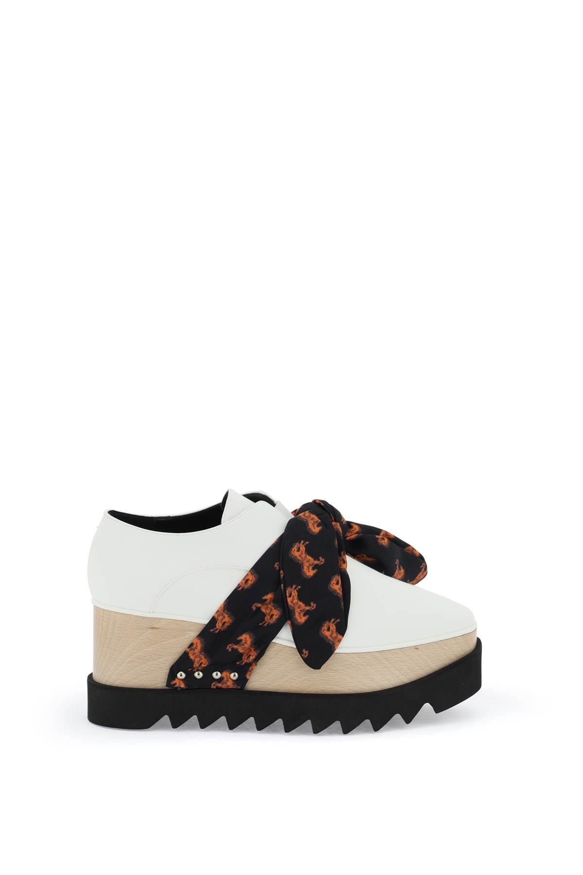 Stella McCartney platform elyse loafers eith printed band image 0