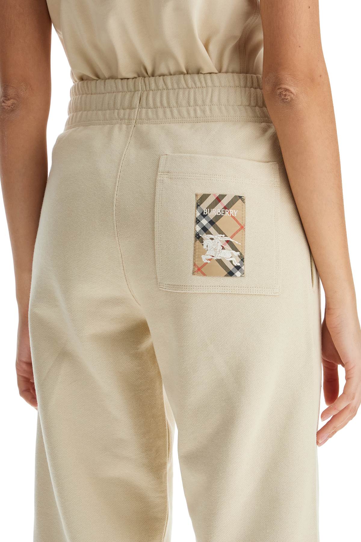 Burberry joggers with patch logo image 3