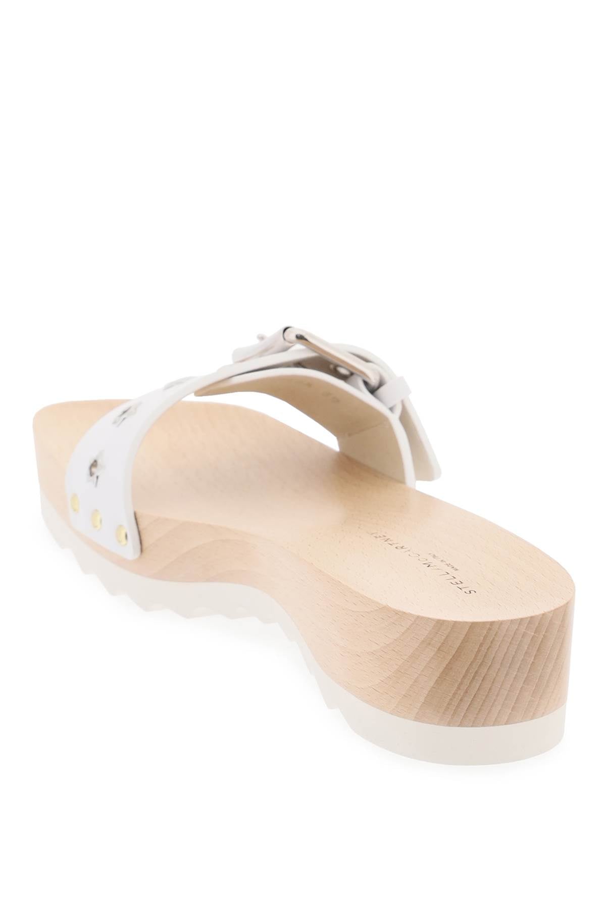 Stella McCartney Elyse C Wood Clogs with Adjustable Strap image 2