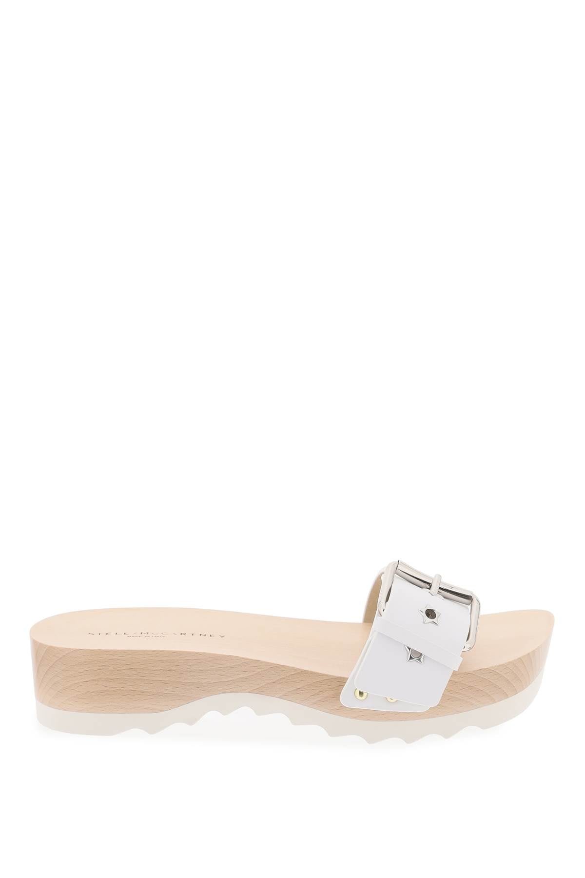 Stella McCartney Elyse C Wood Clogs with Adjustable Strap image 0