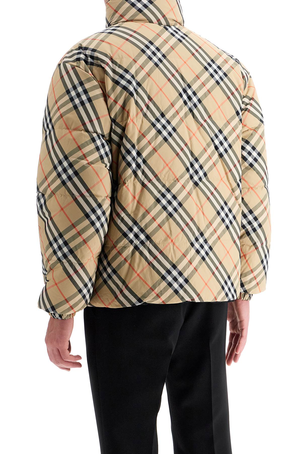 Reversible Burberry Check & Black Down Jacket image 2