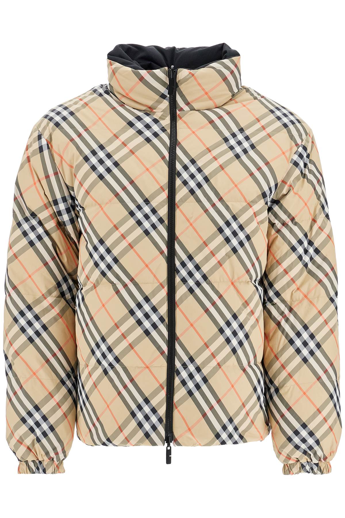 Reversible Burberry Check & Black Down Jacket image 0