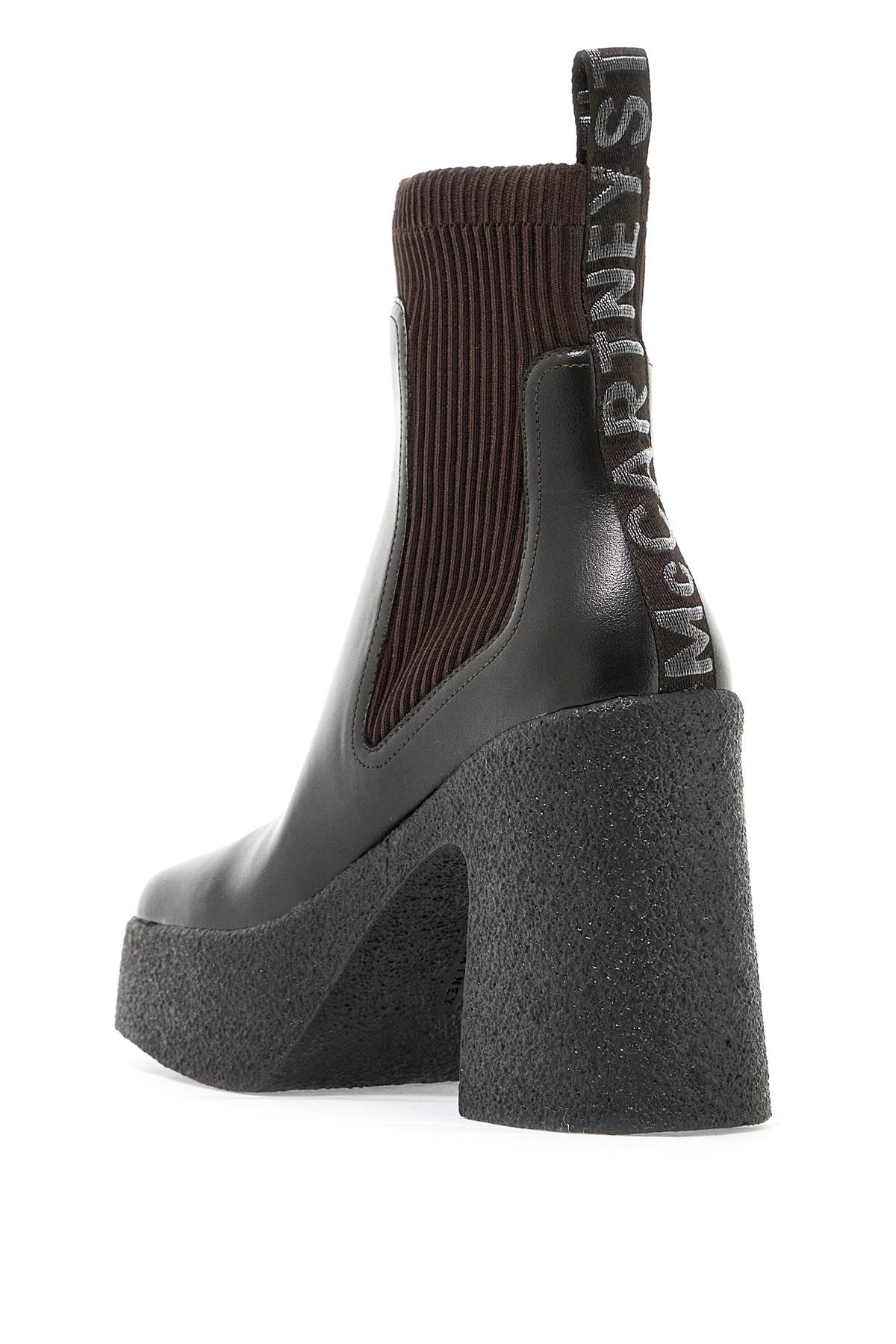 Stella McCartney skyla sock ankle boots with heel image 2