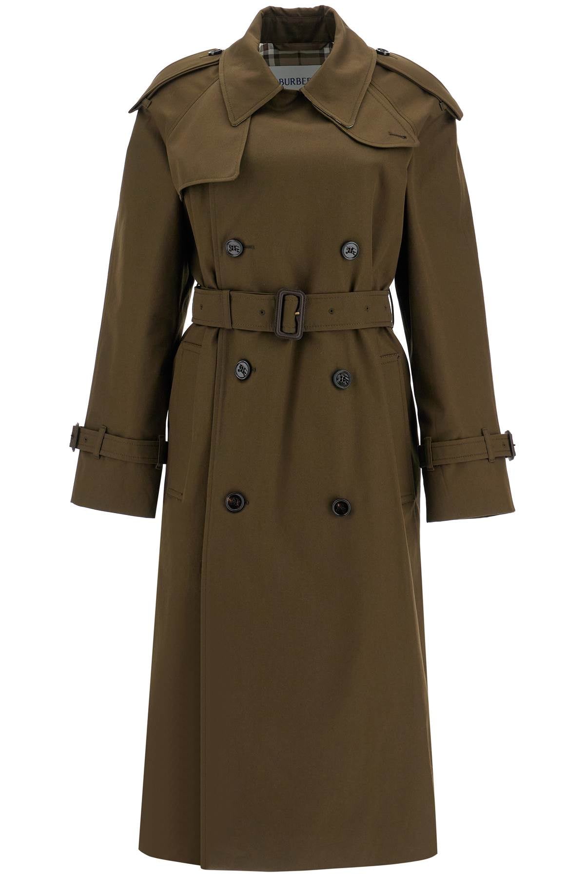 Burberry double-breasted trench coat with image 0