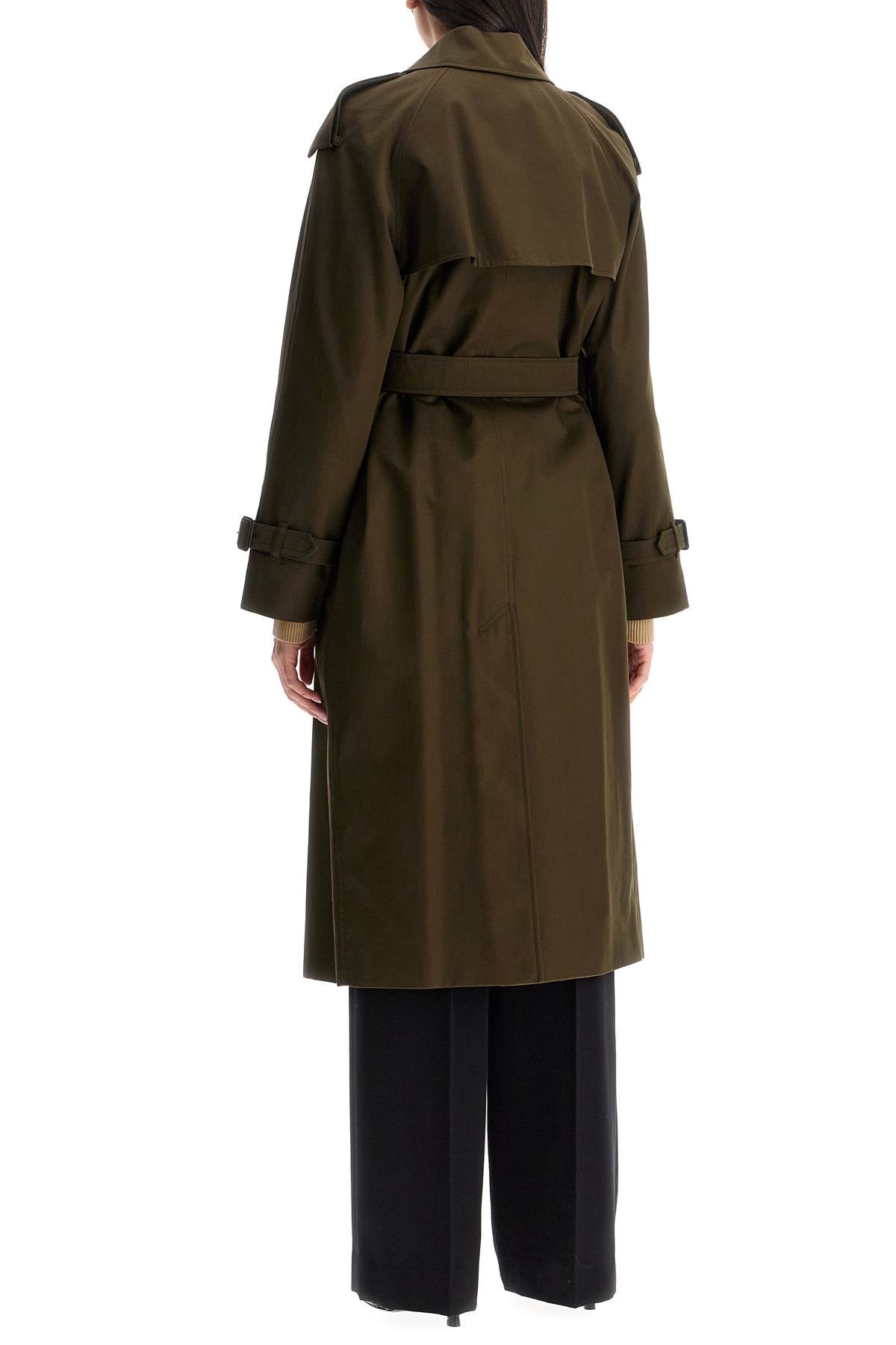 Burberry double-breasted trench coat with image 2