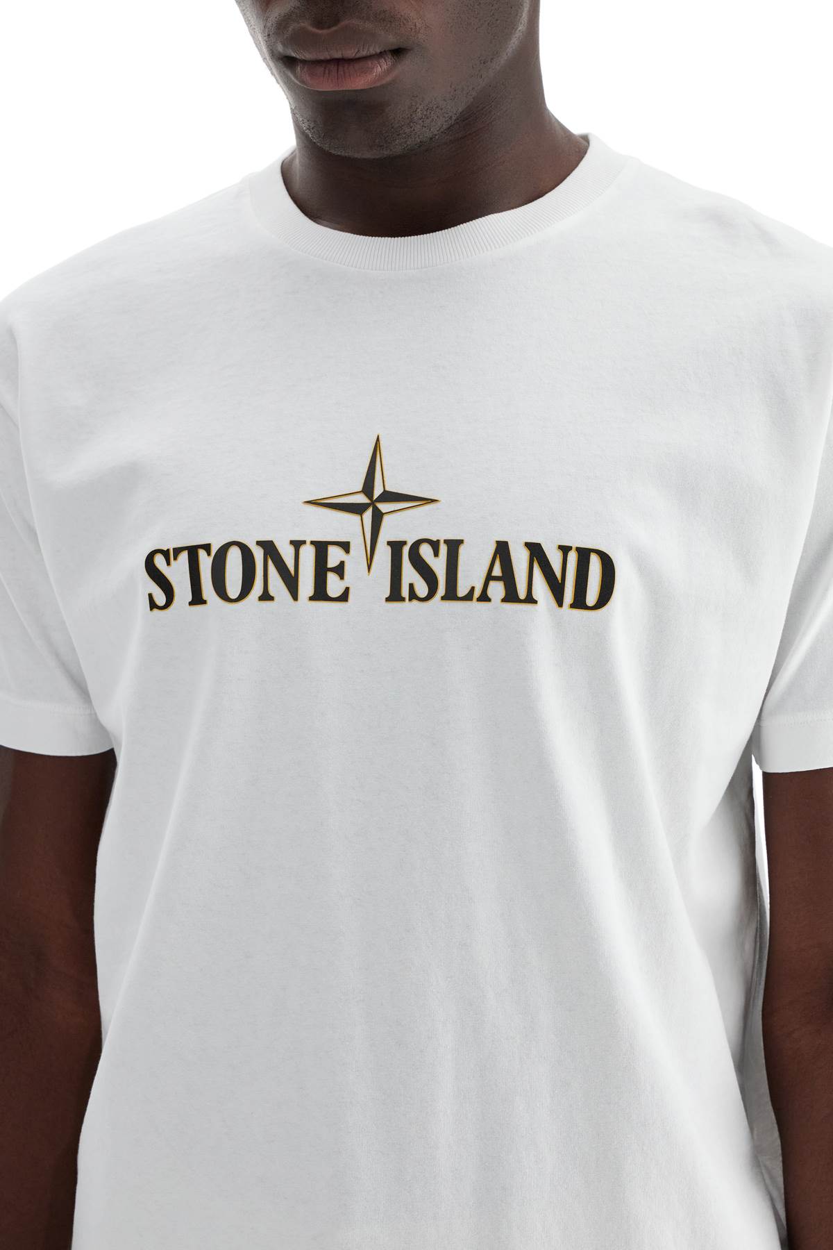 Stone Island regular fit logo t-shirt image 3