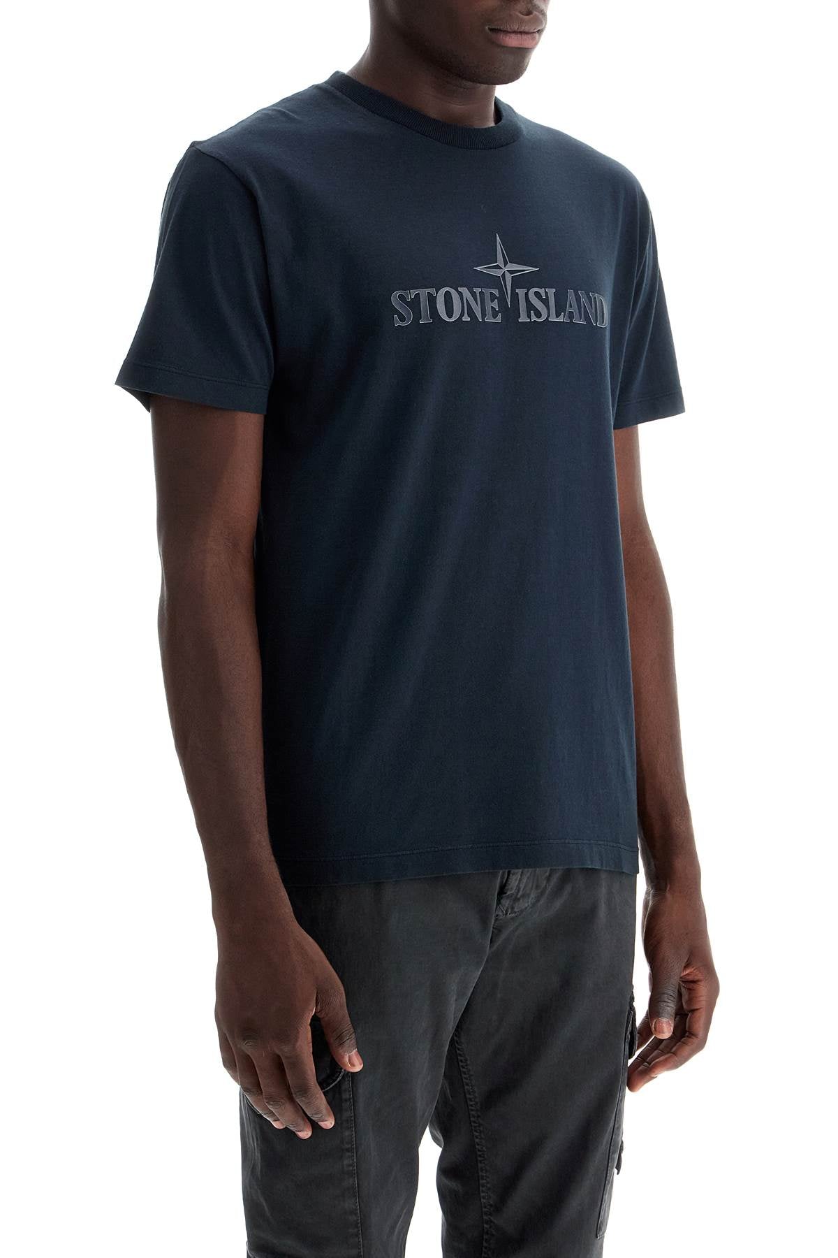 Stone Island regular fit logo t-shirt image 1