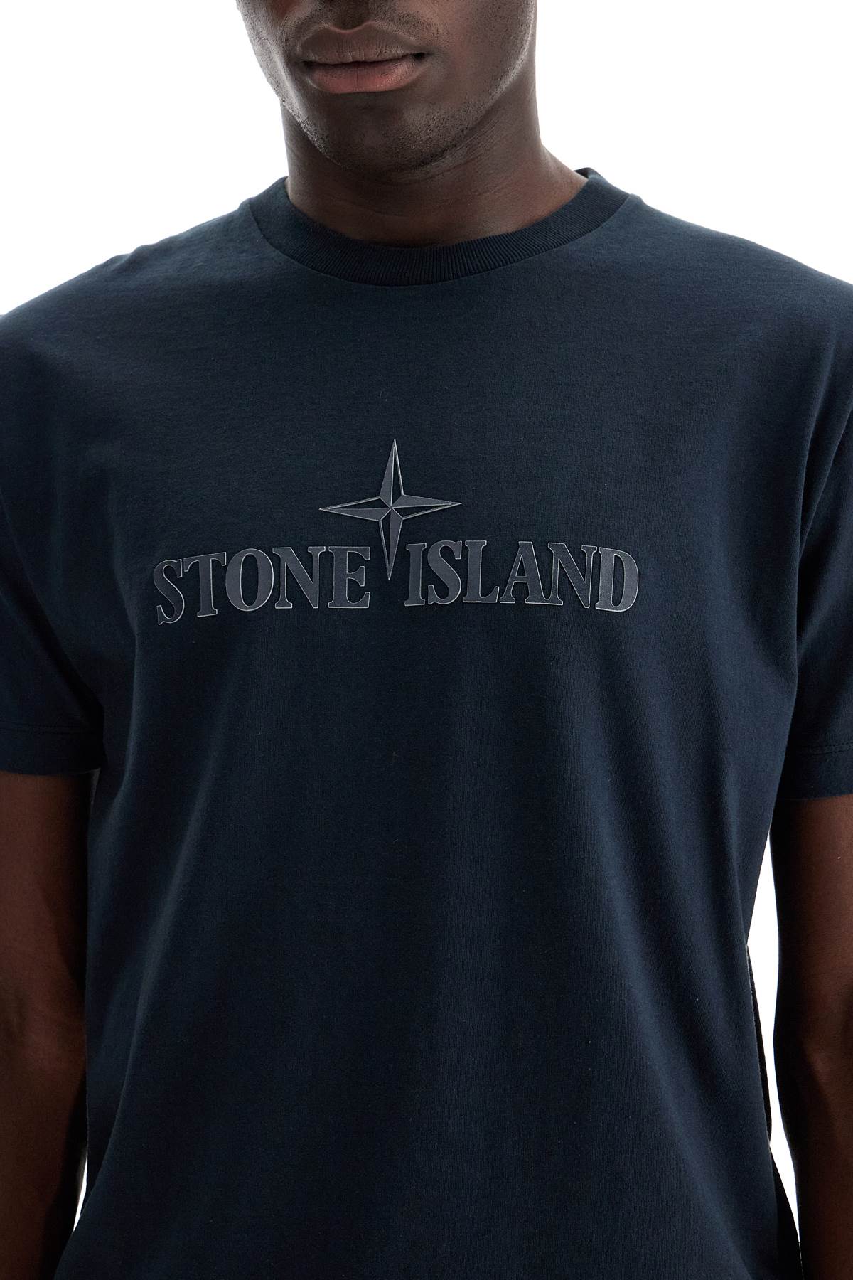 Stone Island regular fit logo t-shirt image 3