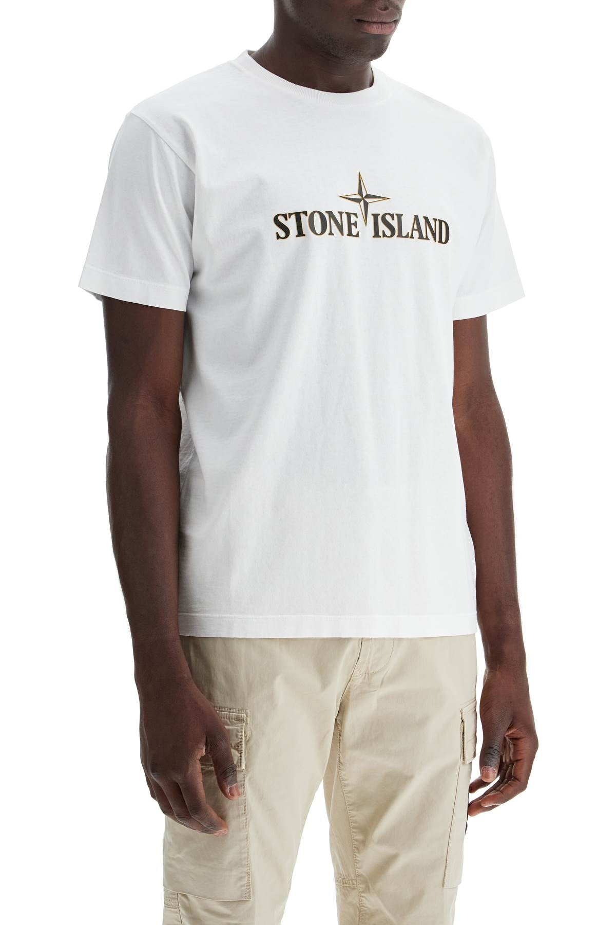 Stone Island regular fit logo t-shirt image 1