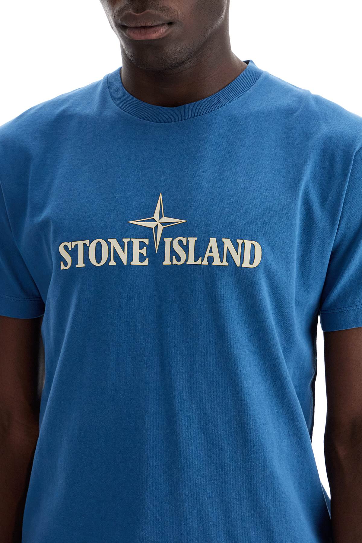 Stone Island Men's Regular Fit Logo T-Shirt image 3