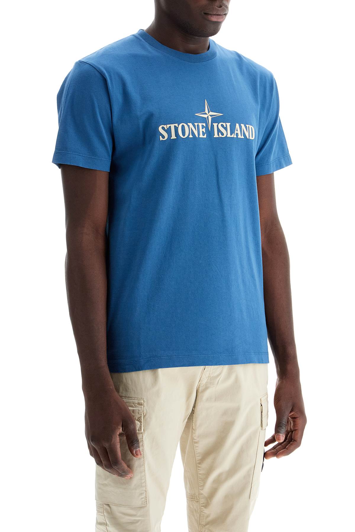 Stone Island Men's Regular Fit Logo T-Shirt image 1