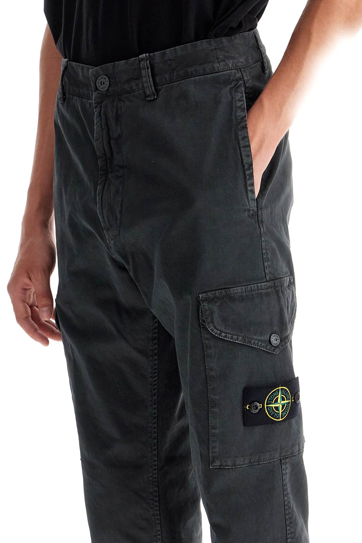 Stone Island tapered cargo pants image 3