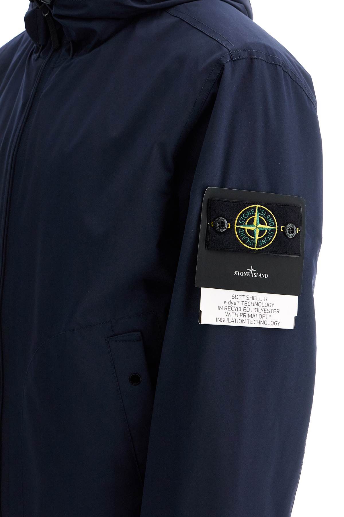 Stone Island Recycled Soft Shell Hooded Jacket image 3