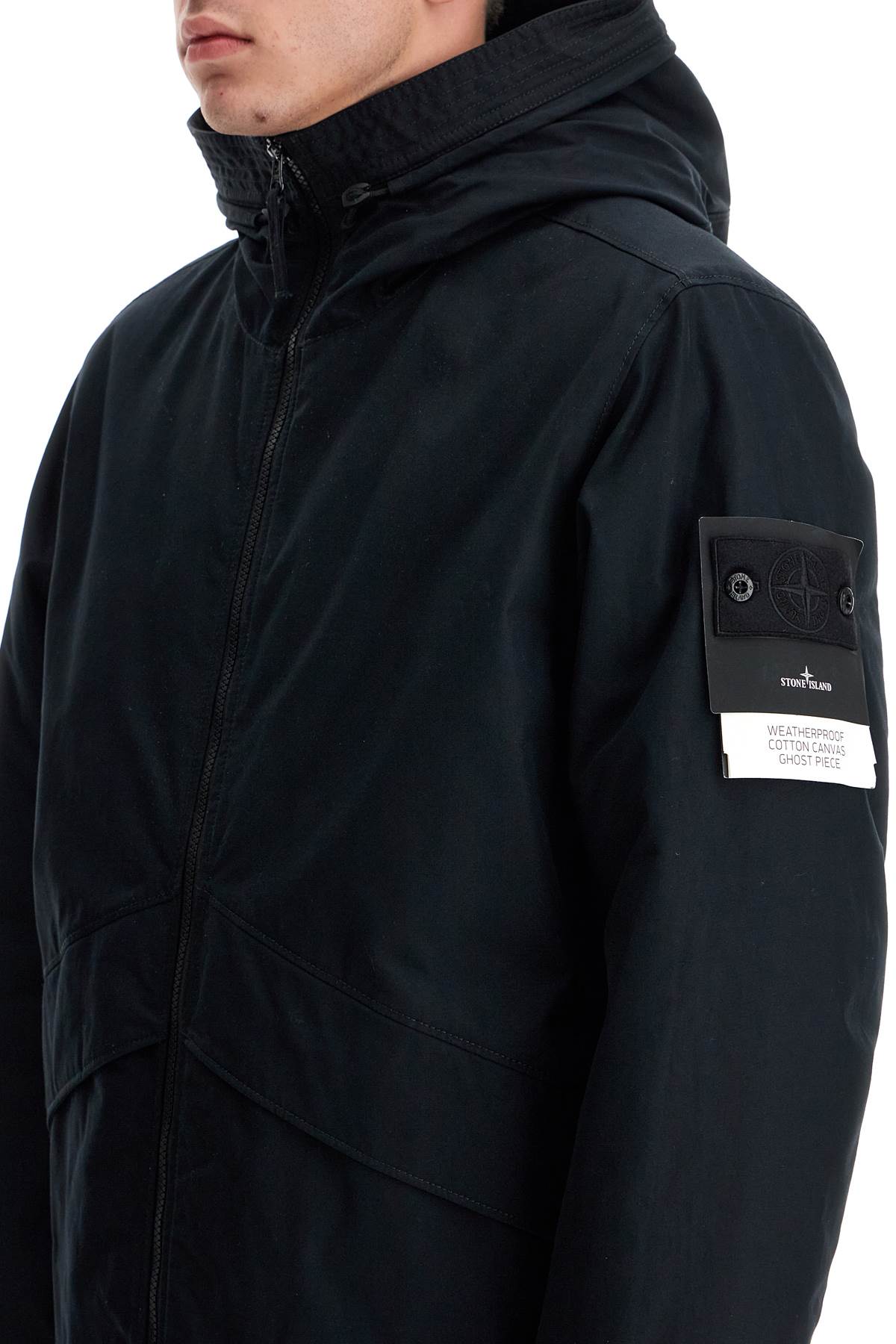 Stone Island 'ghost jacket in durable weatherproof image 3