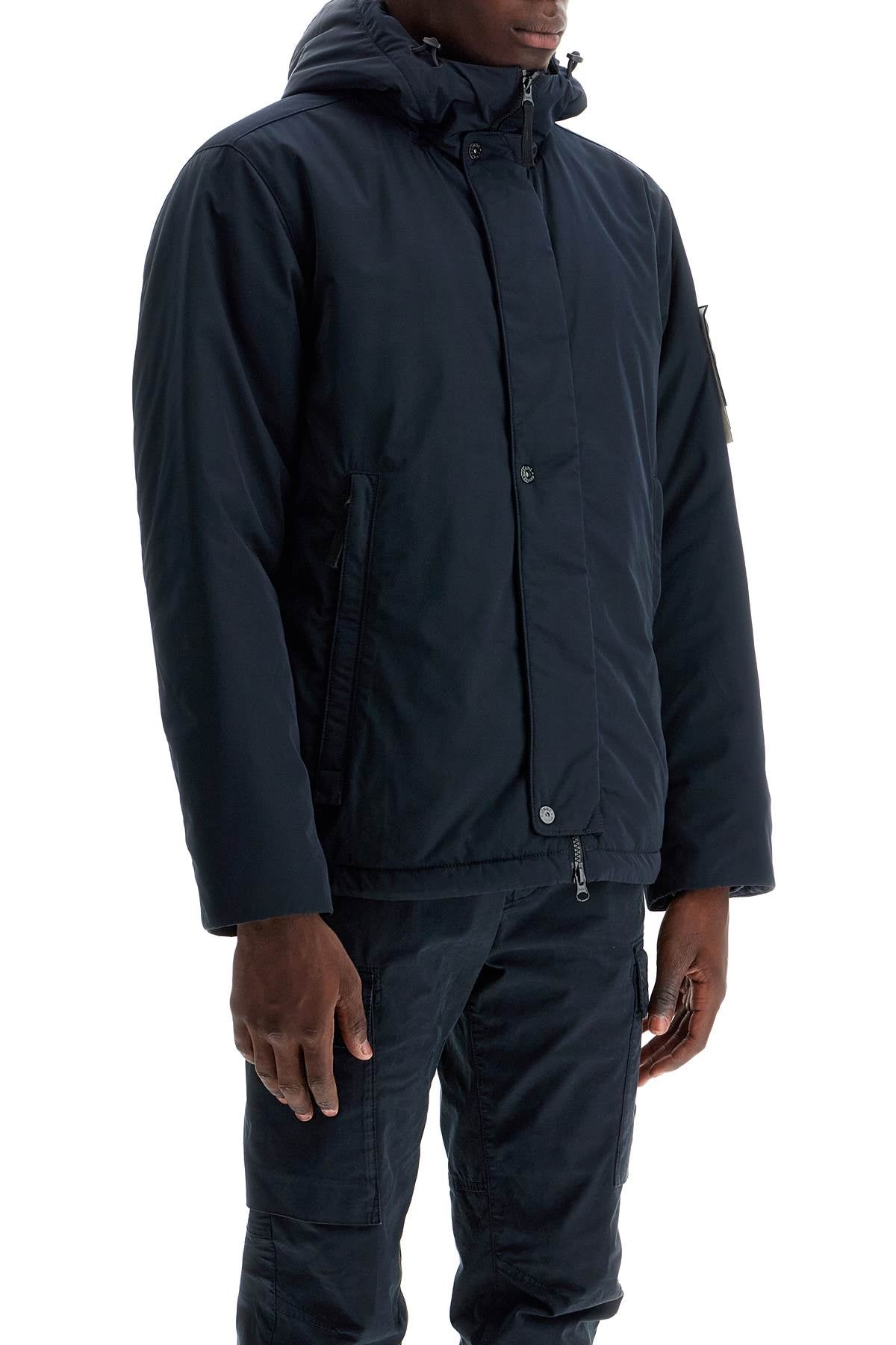 Stone Island hooded micro twill jacket image 1