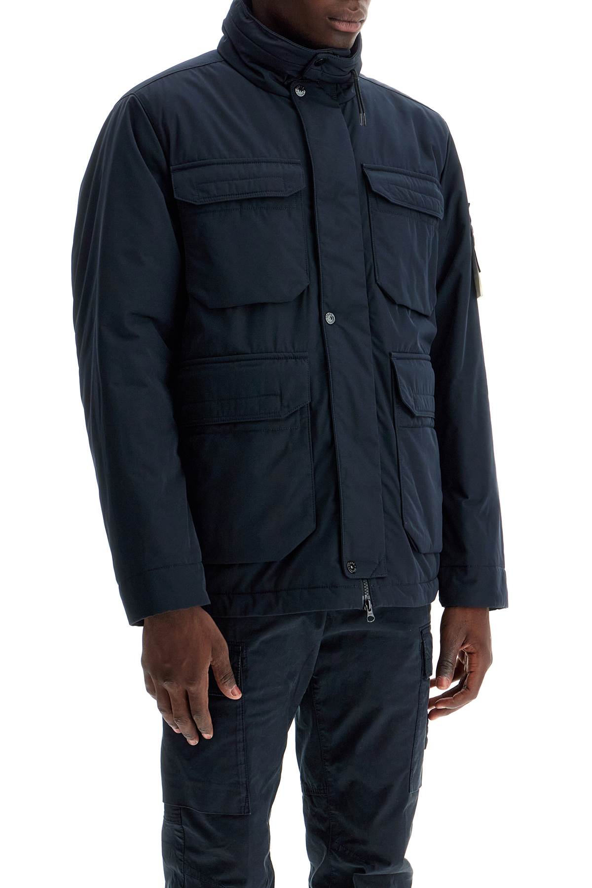 Stone Island multi-pocket micro twill jacket image 1