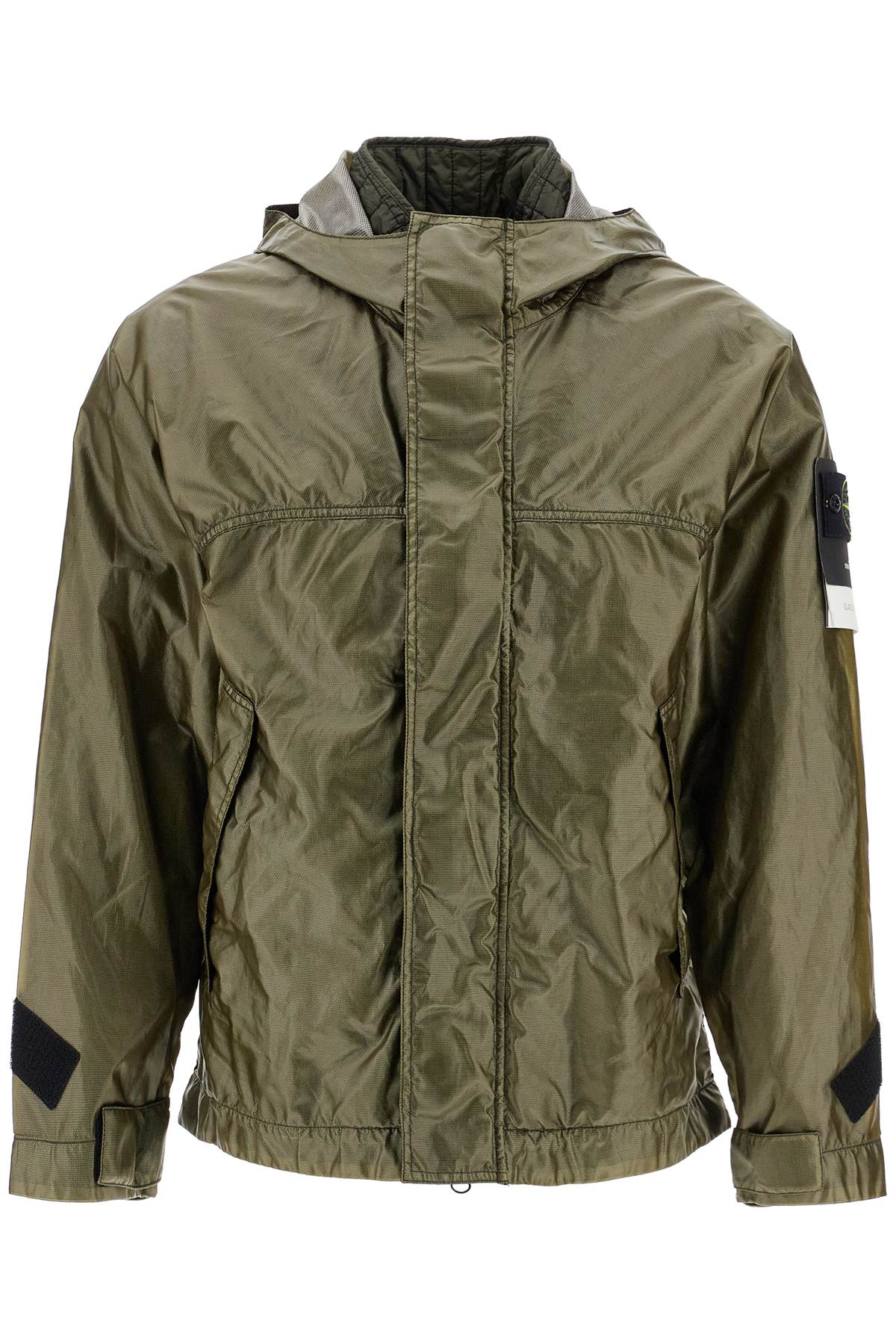 Stone Island Glass Cover-TC Hooded Jacket with Detachable Liner image 0