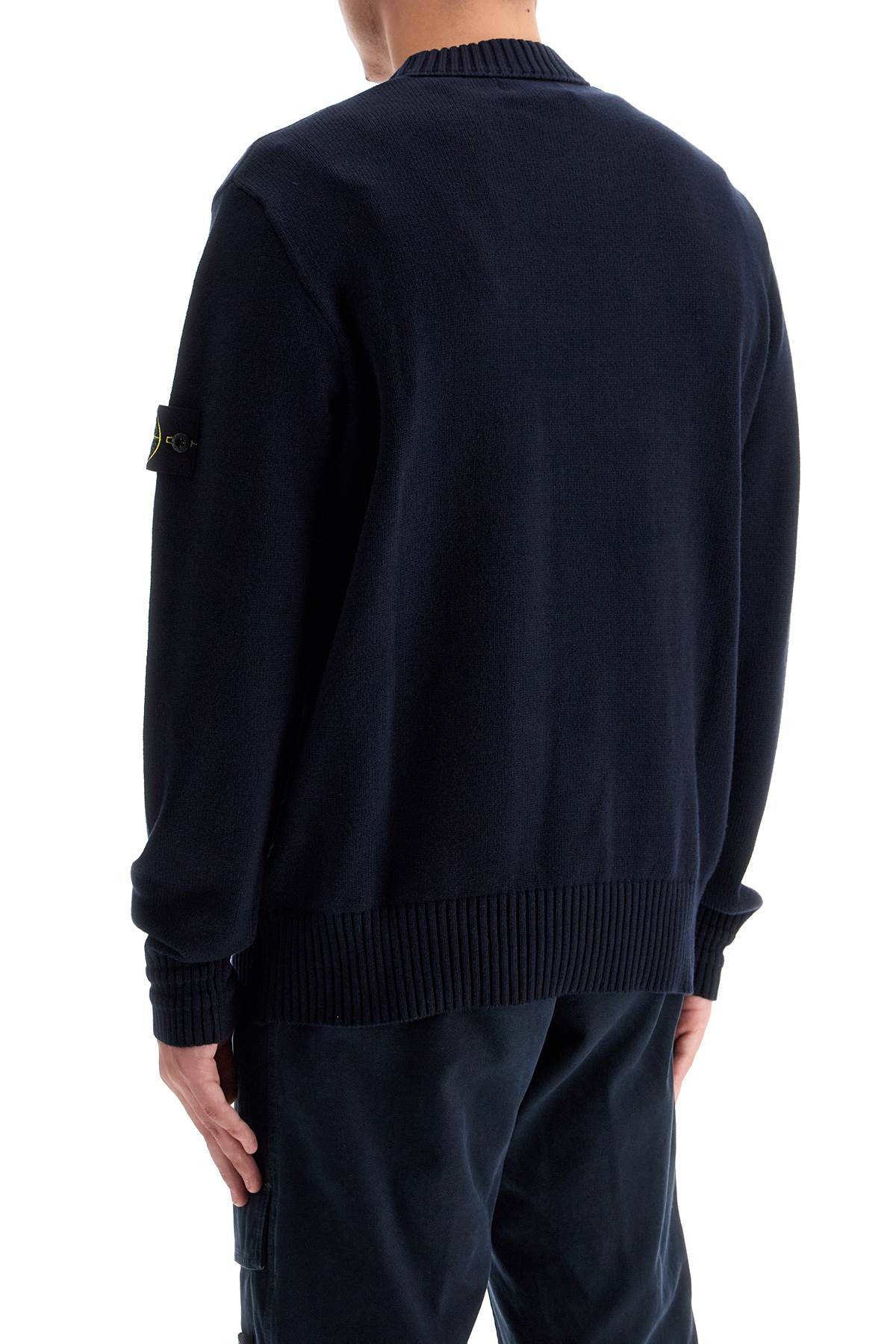 Stone Island Cotton Stretch Crewneck Pullover Sweater image 2