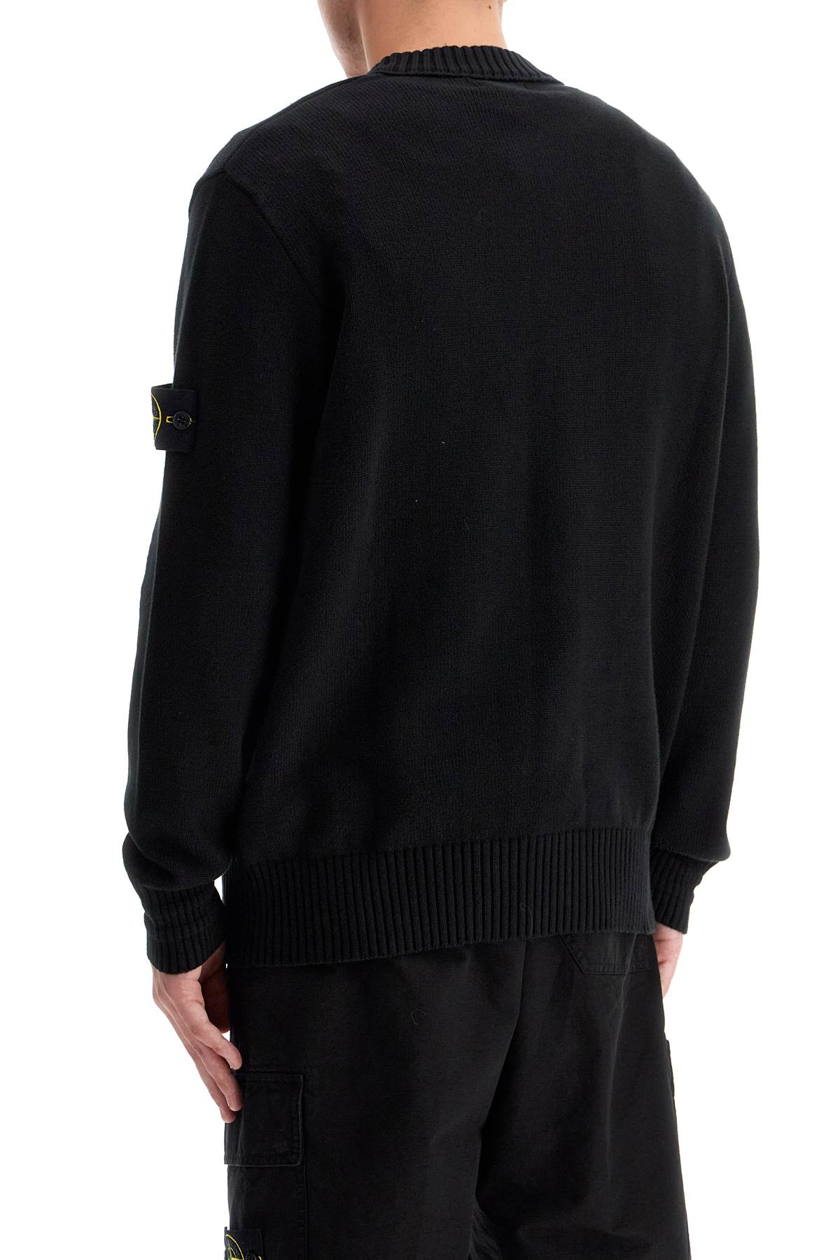 Stone Island Cotton Stretch Crewneck Pullover Sweater image 2