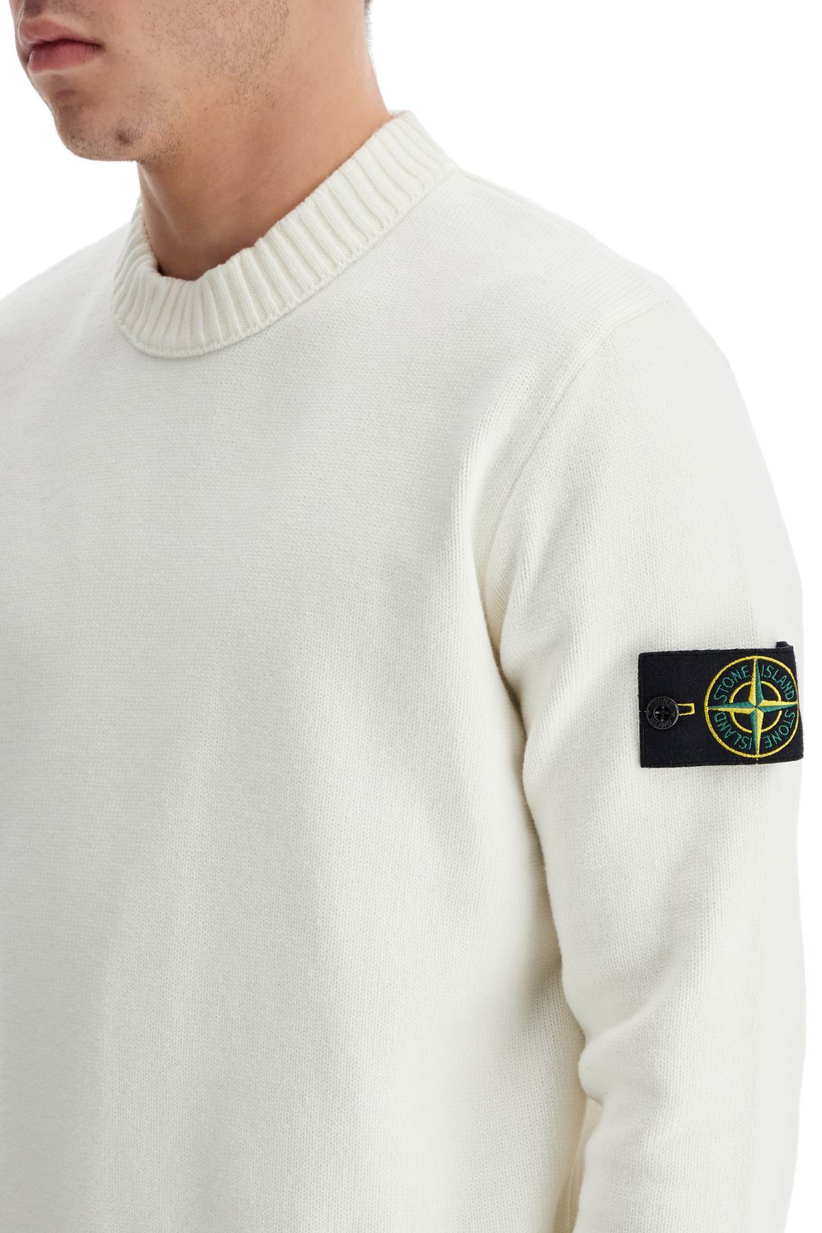 Stone Island Cotton Stretch Crewneck Pullover Sweater image 3