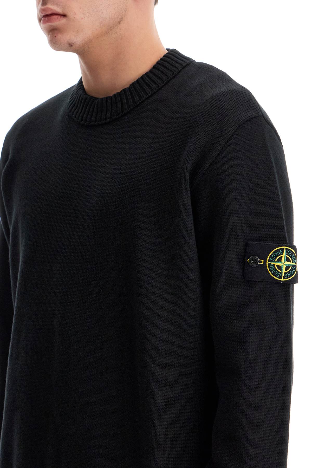 Stone Island Cotton Stretch Crewneck Pullover Sweater image 3