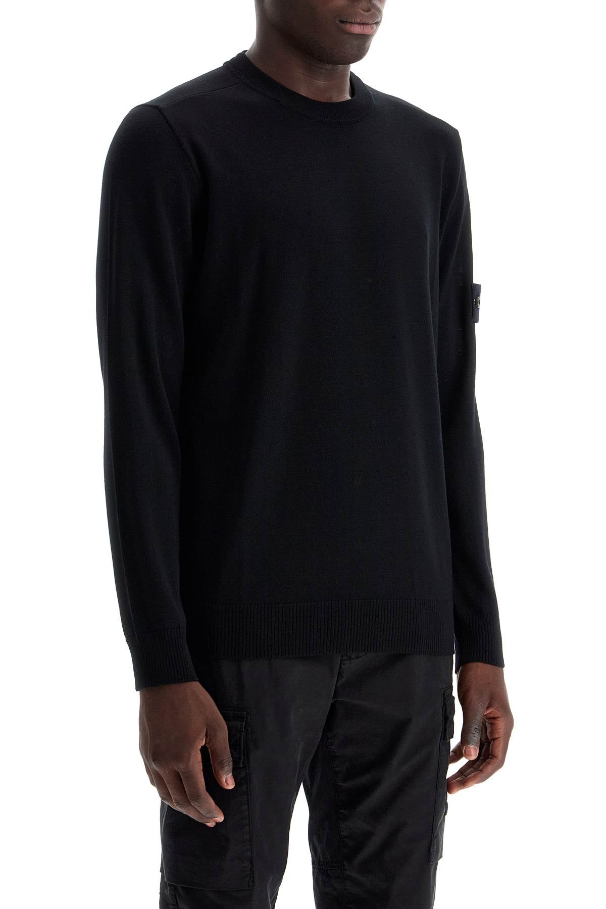 Stone Island Lightweight RWS Wool Crewneck Pullover image 1