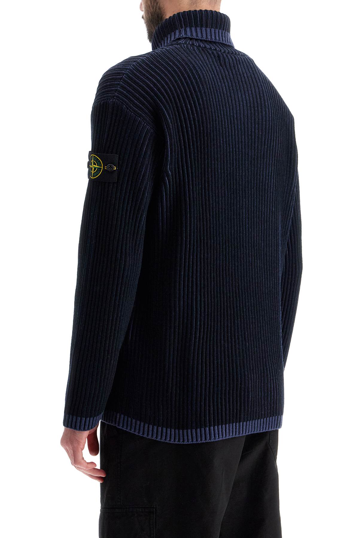 Stone Island Ribbed Wool Turtleneck Sweater image 2