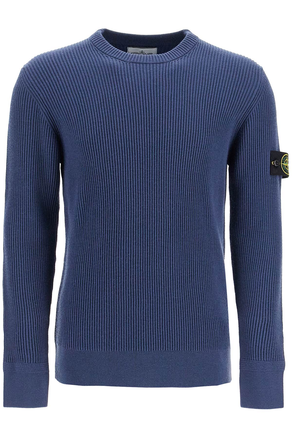 Stone Island Ribbed Wool Crewneck Sweater image 0