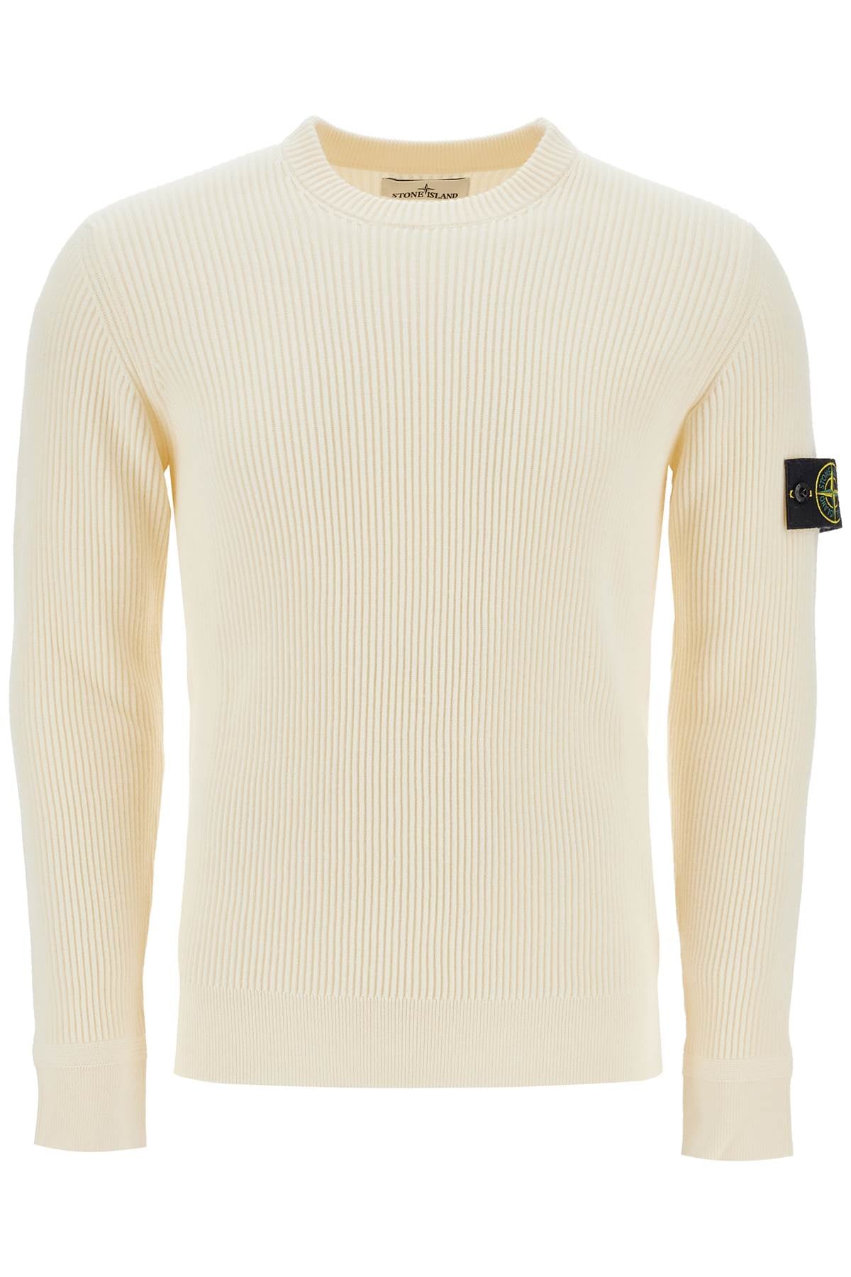 Stone Island Ribbed Wool Crewneck Sweater image 0