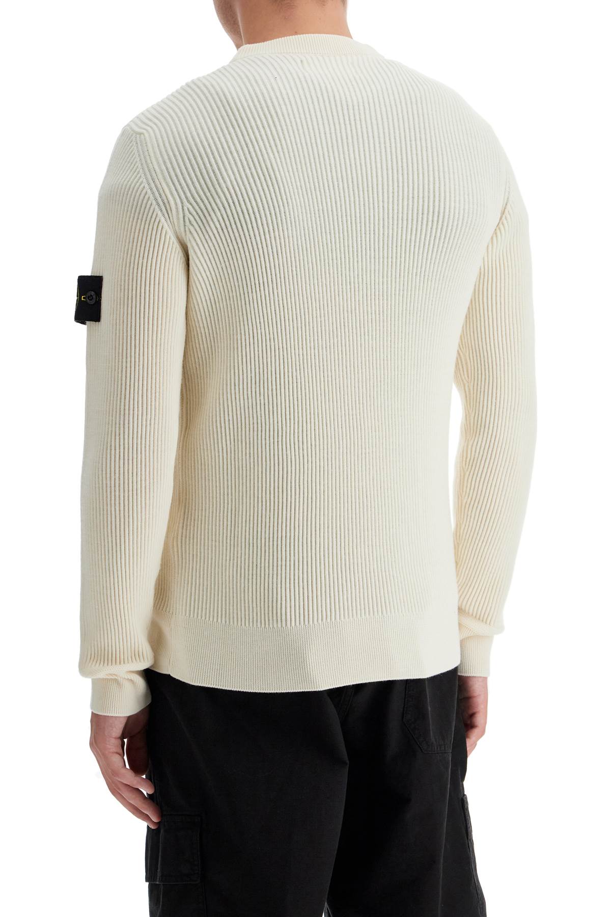 Stone Island Ribbed Wool Crewneck Sweater image 2