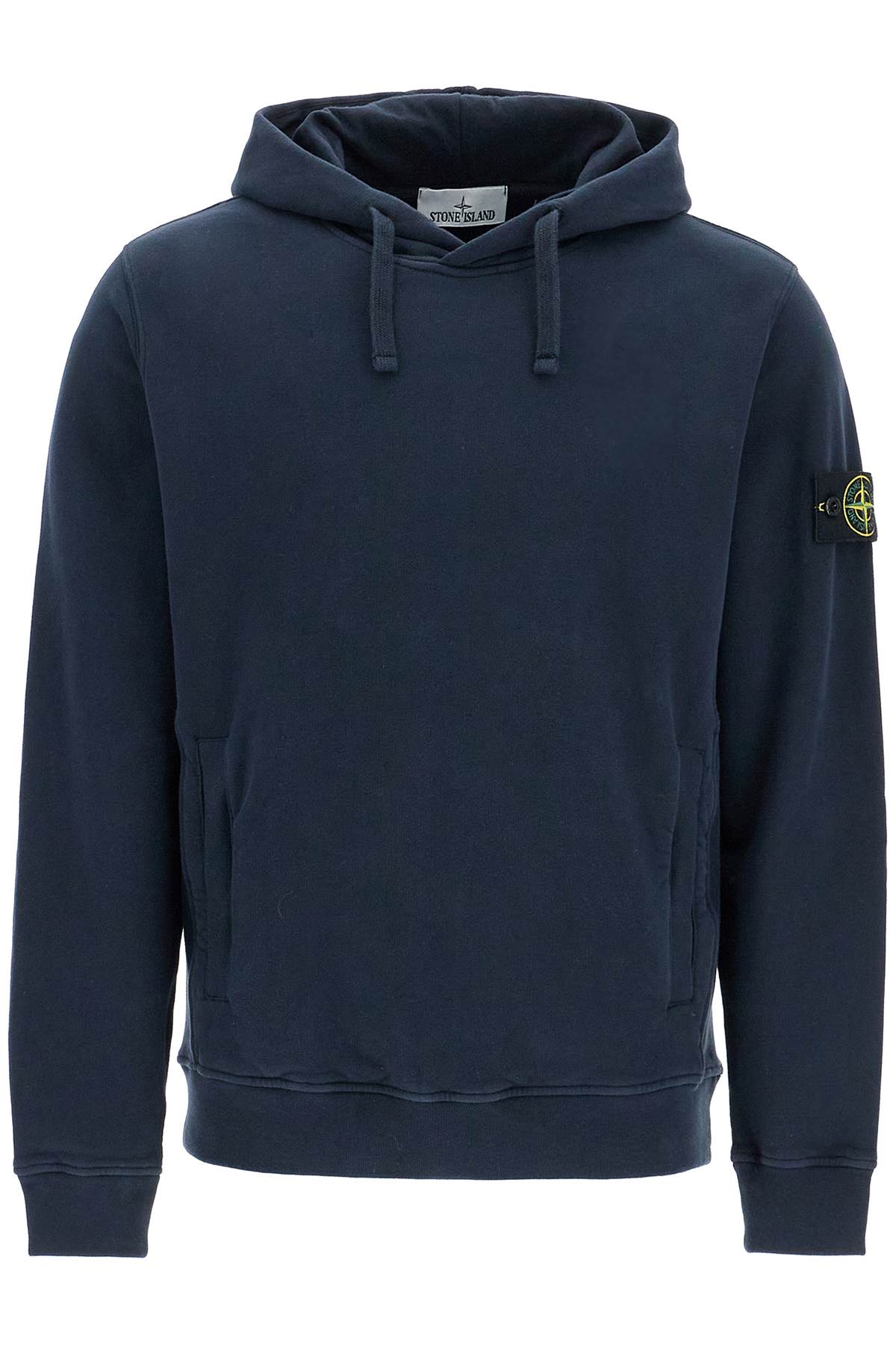 Stone Island organic cotton hoodie with hood image 0