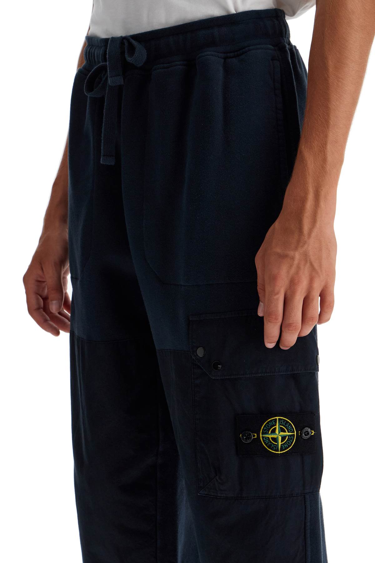 Stone Island joggers with gabardine image 3