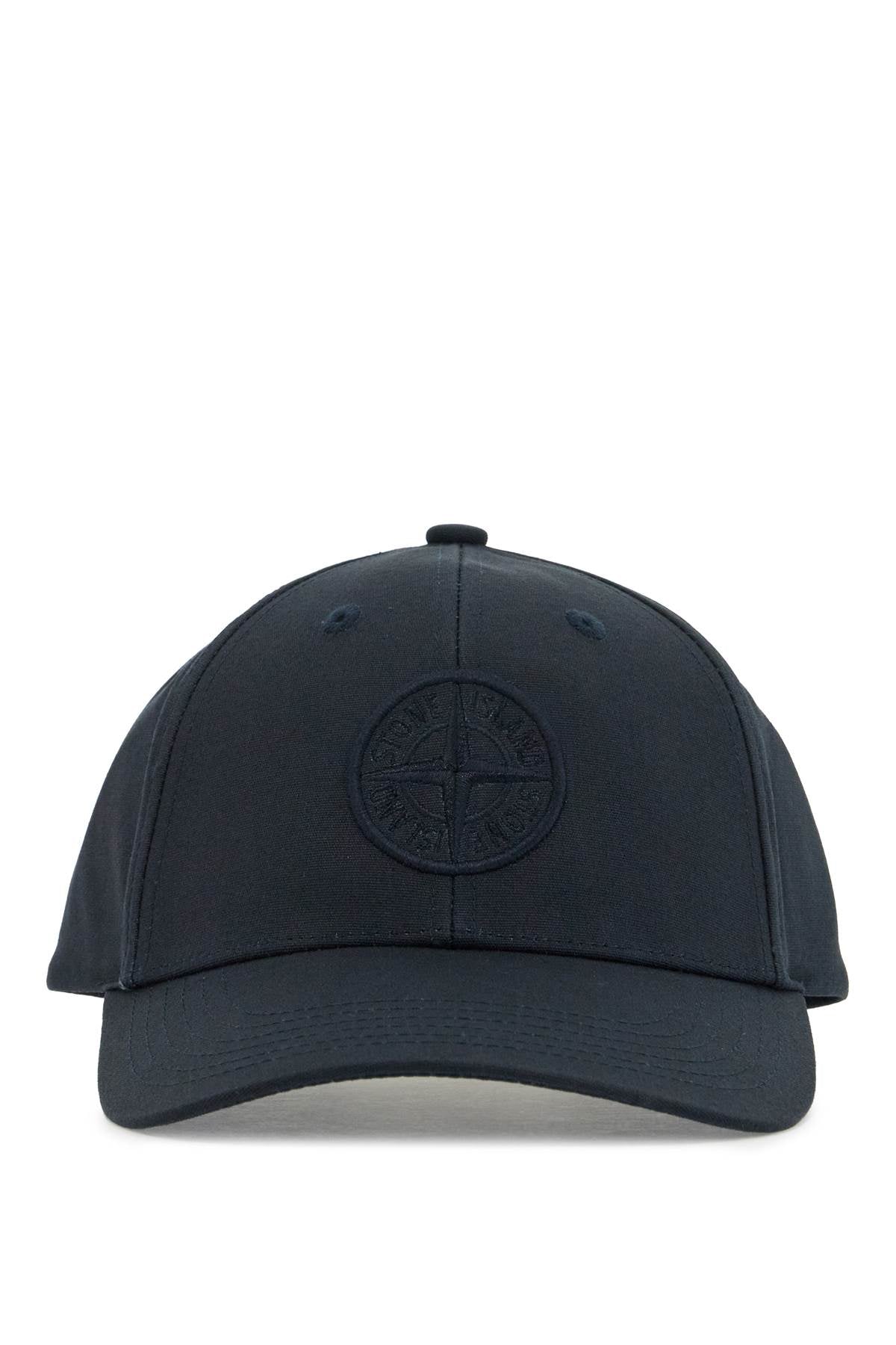 Stone Island Cotton Reps Baseball Cap with Embroidered Wind Rose image 0