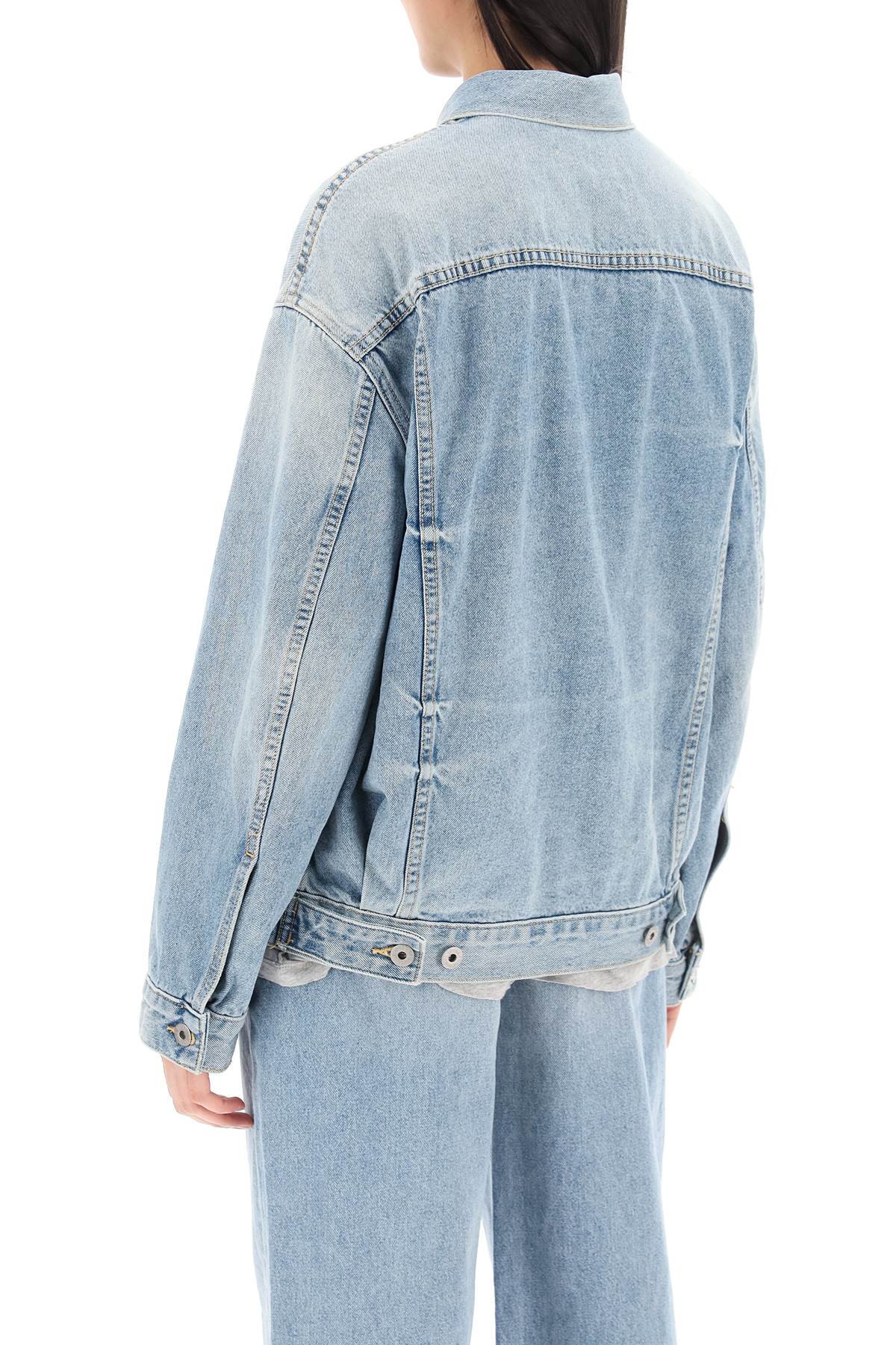 Interior oversized denim jacket image 2